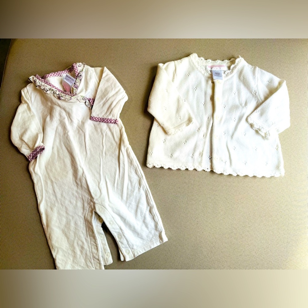 Janie and Jack 0-3 month outfit with sweater
